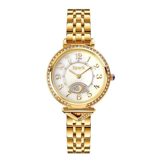 Dames Horloge Goud Parelmoer