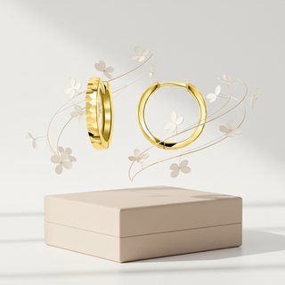 Specchio creolen minimalistisch