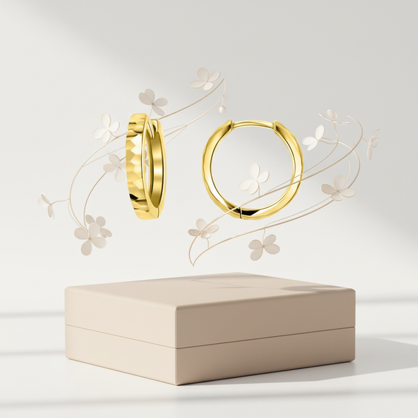 Specchio creolen minimalistisch