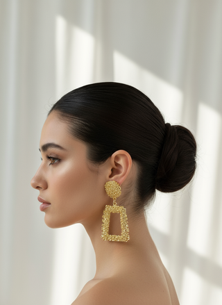 Statement oorbellen goud - foto 5