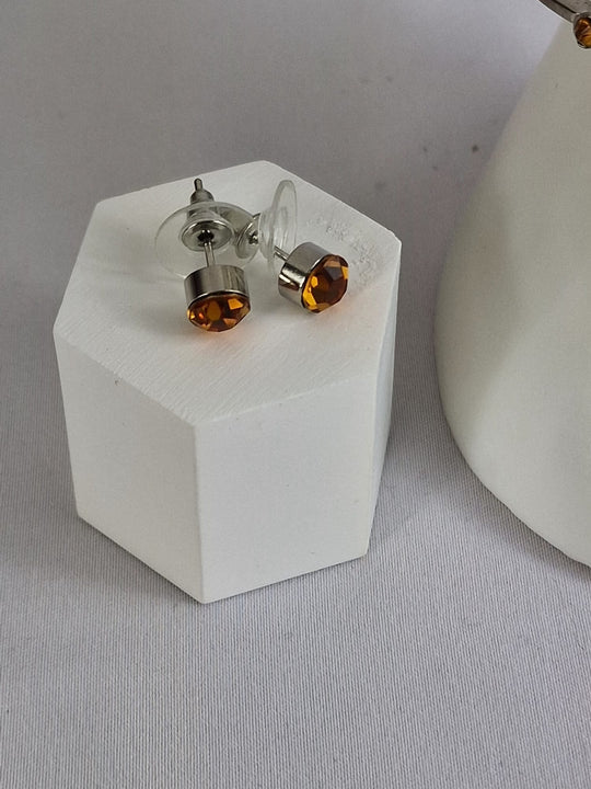 Citrien Sieradenset Steel - Collier, Oorbellen & Armband