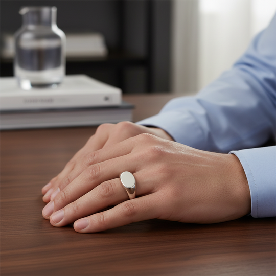 Sterling Zilver Zegelring Lifestyle