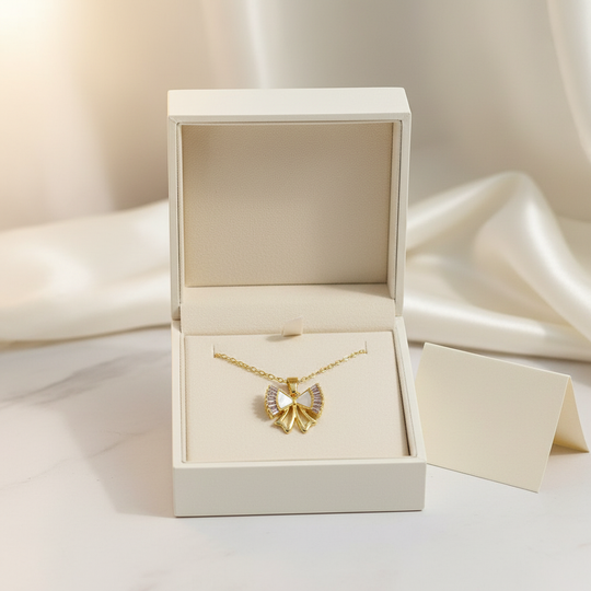 Strik ketting in luxe doos zonder merk