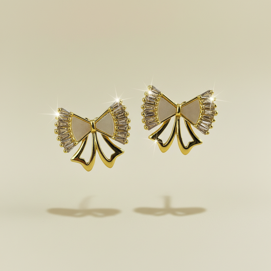 Strik oorknopjes zwevend - mooier