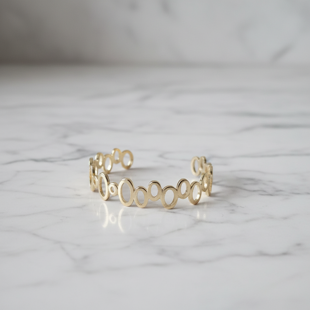 Studio white marble - manchet