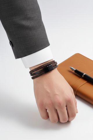 Subtiele gevlochten armband