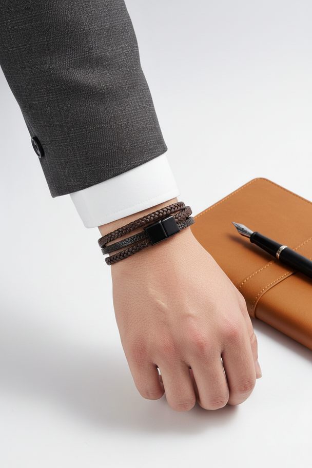 Subtiele gevlochten armband