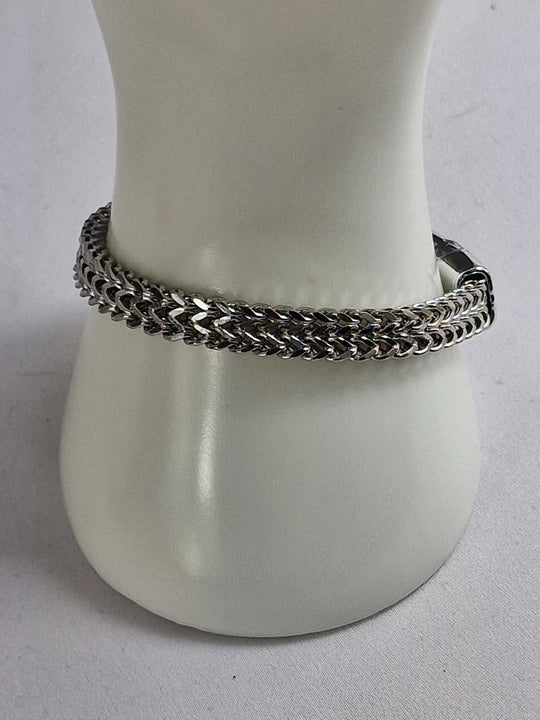 Heren Armband Roestvrij Staal - Dubbellaags Schakelarmband