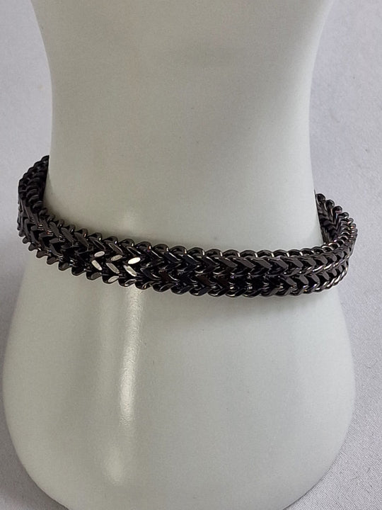 Heren Armband Roestvrij Staal - Dubbellaags Schakelarmband