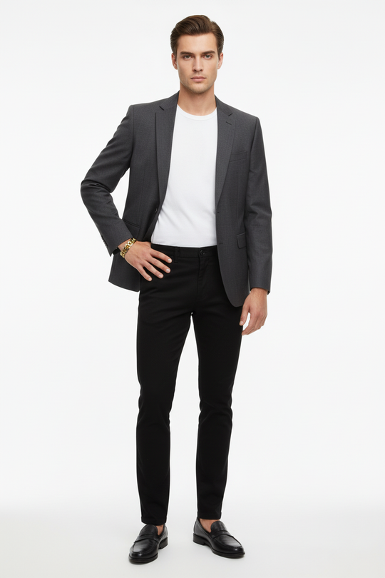 Volledig model met Cuban chain armband