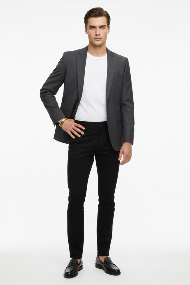 Volledig model met Cuban chain armband