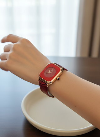 WWOOR dames horloge op model - alternatieve hoek