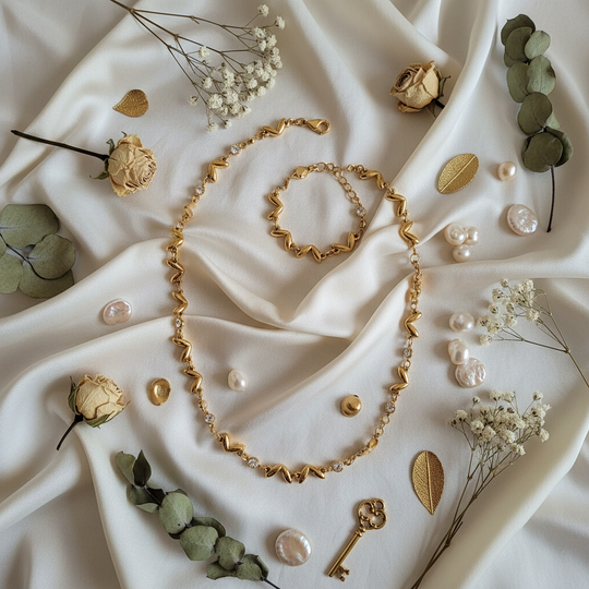 Zigzag Wave Set – Flatlay