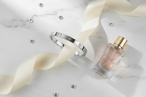 Zilver bangle met zirkonia