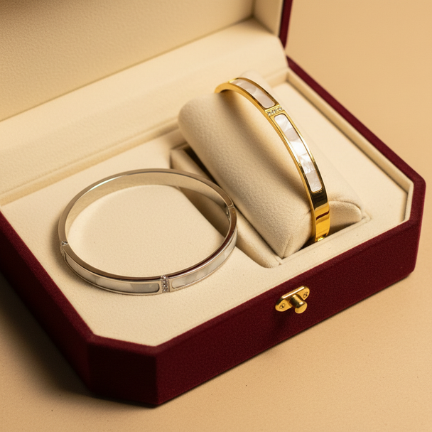 Zilver en goud in luxe doos