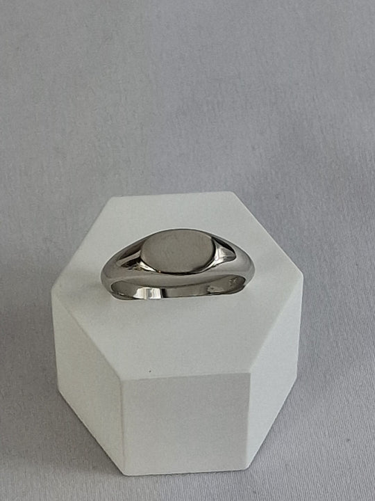 Unieke Design 925 Sterling Zilver Blank Signet Ring voor Heren