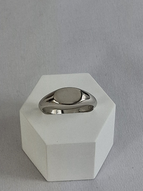 Unieke Design 925 Sterling Zilver Blank Signet Ring voor Heren