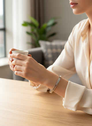 Zilveren armband lifestyle foto 1