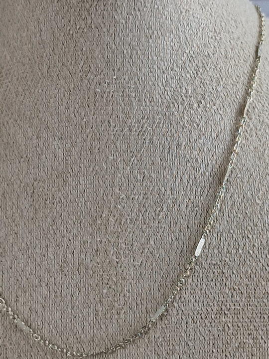 Delicate Zilveren Ketting 925 Sterling met Staafjes - 50cm