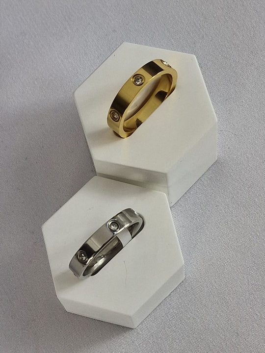 Vriendschap Ring - Verkrijgbaar in Goud of Zilver - Dames