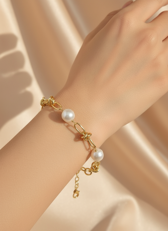 Zoetwaterparel armband