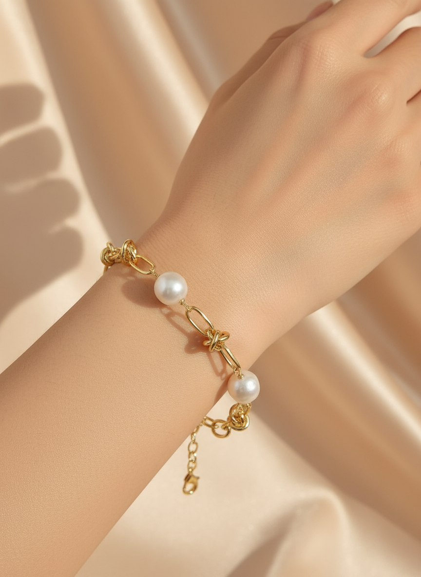 Zoetwaterparel armband