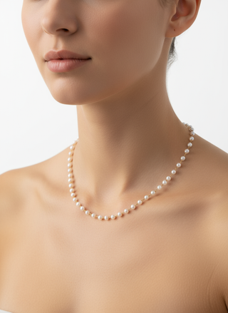 Zoetwaterparel Collier - elegant