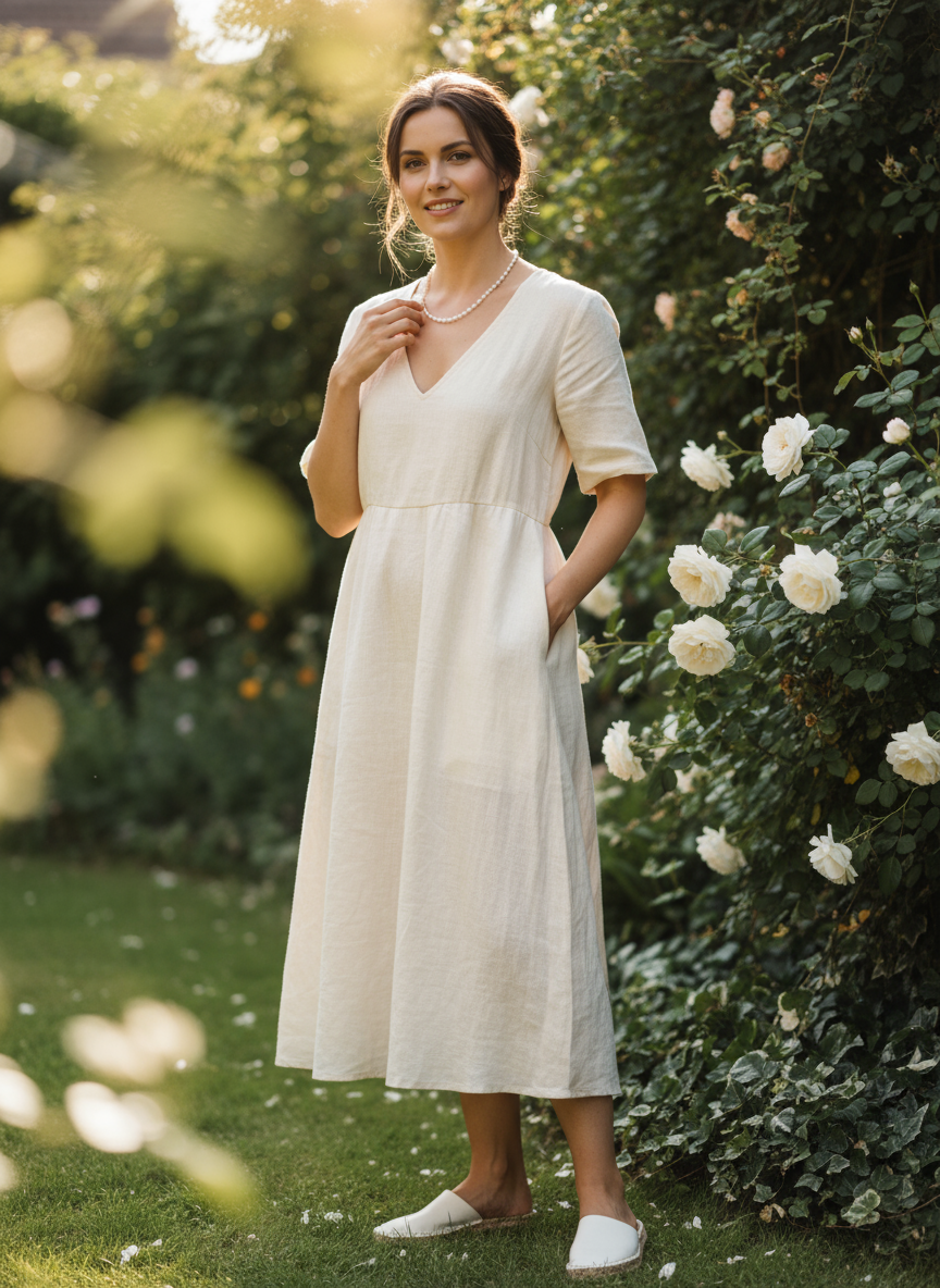 Zoetwaterparel Collier - lifestyle