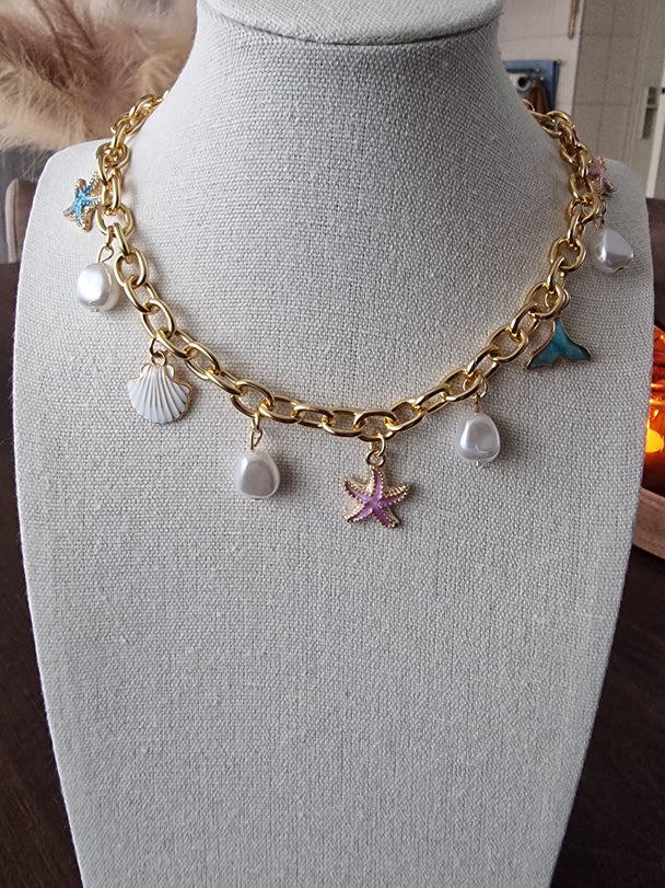 Zomer Strand Armband Zeester Aluminium