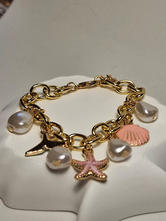 Zomer Strand Armband Zeester Aluminium