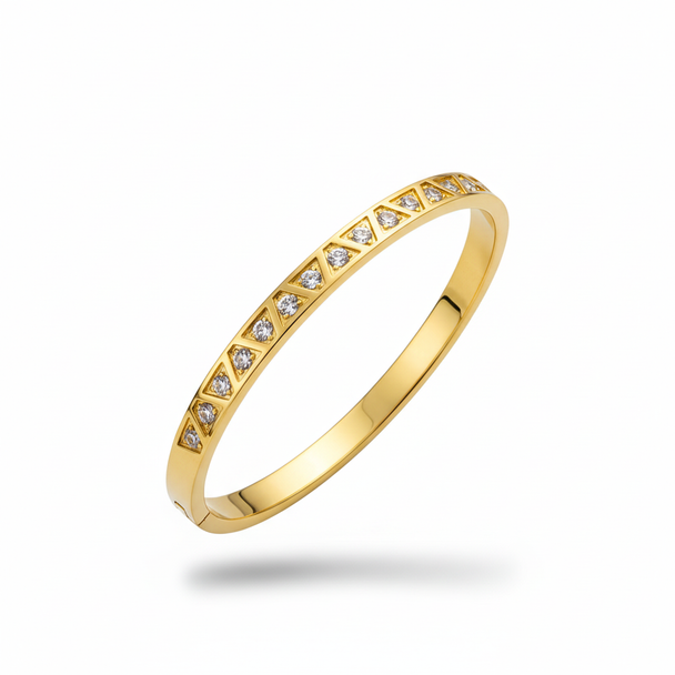 Zwevende gouden armband - correct model