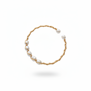 Zwevende parel armband - verbeterd